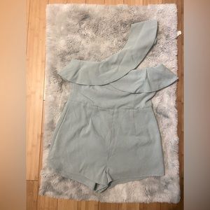Lulus sage green romper